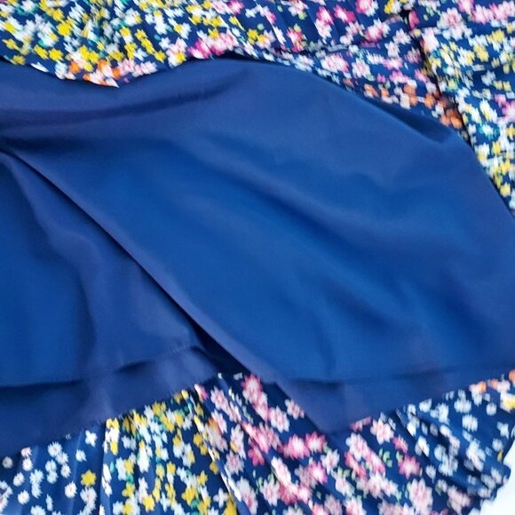 Nanette Lepore Pleated  Floral Smocked Sleeveless A Line Dress NWT - Picture 3 of 16